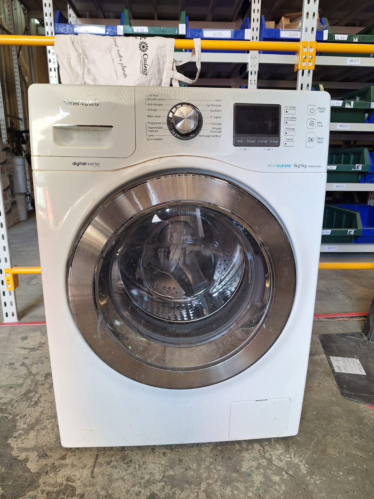 L.SECHANTE SAMSUNG (8kg Front) – AV 68.000 XPF – GARANTIE 3 MOIS EN ATELIER – BL00003362